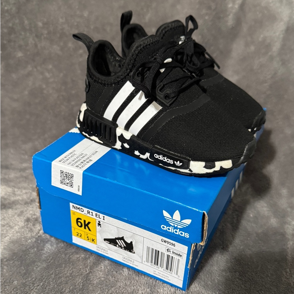 adidas Originals NMD R1 Casual Sneakers Toddler - Size 6 (color splash)